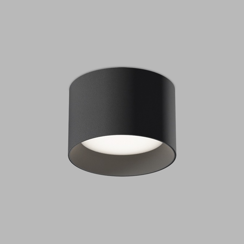 LED2 - LED punktvalgusti ZETA ON LED/8W/230V 3000/3500/4000K läbimõõt 9 cm must