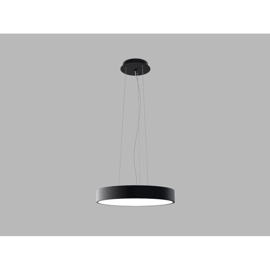 LED2 - LED rippvalgusti kaabliga MONO SLIM LED/30W/230V 2700/3000K/4000K läbimõõt 40 cm must