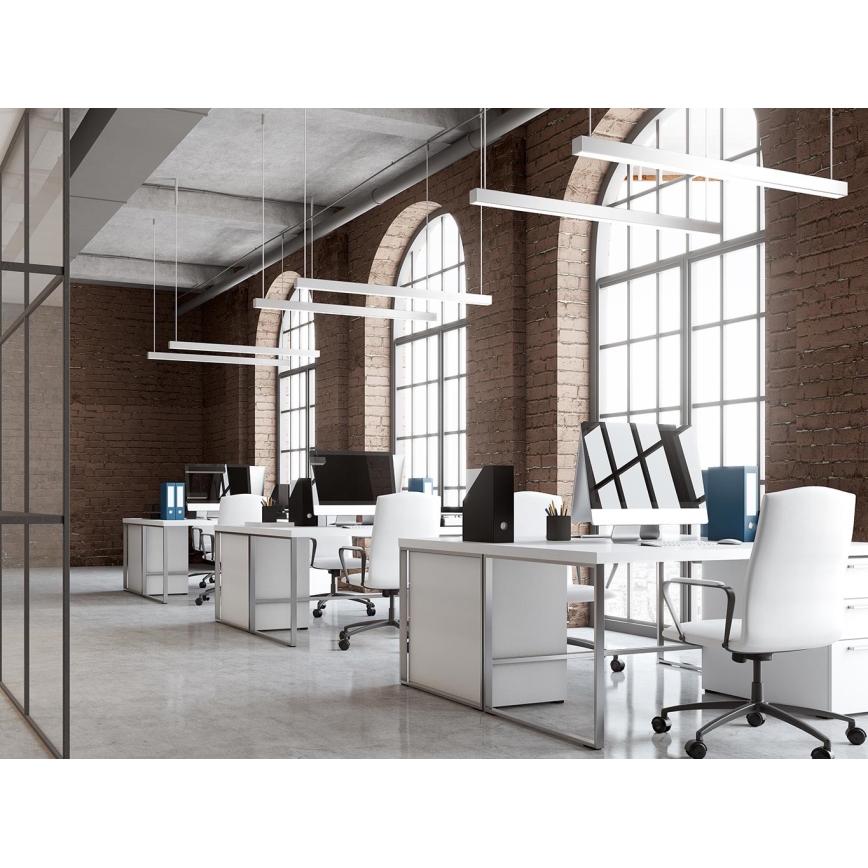 LED2 - LED-rippvalgusti kaablil LINO LED/24W/230V 3000K/3500K/4000K 90 cm must