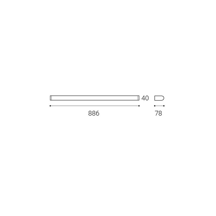 LED2 - LED Seinavalgusti vannituppa TONDA LED/18W/230V IP44 3000K/4000K