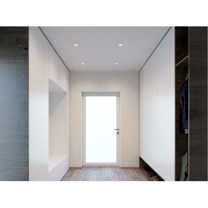 LED2 - LED Süvistatav kohtvalgusti RAY LED/10W/230V valge IP44
