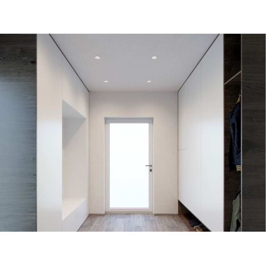 LED2 - LED Süvistatav kohtvalgusti RAY LED/10W/230V valge IP44