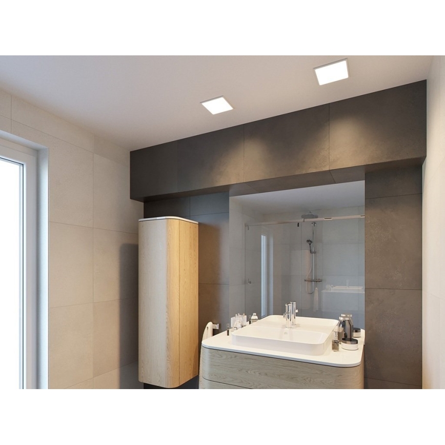 LED2 - LED Süvistatav valgusti vannituppa SLIM LED/10W/230V IP43 CRI 90