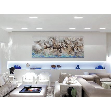 LED2 - LED Süvistatav valgusti vannituppa SLIM LED/10W/230V IP43 CRI 90
