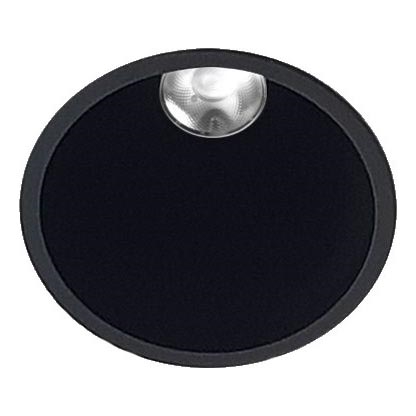 LED2 - LED Süvistatav valgusti vannituppa ZERO LED/10W/230V 3000K CRI 95 IP43 must d. 10,9 cm