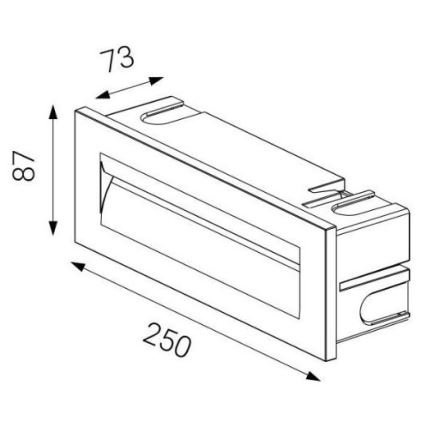 LED2 - LED Süvistatav välivalgusti STEP IN LED/8,5W/230V IP65