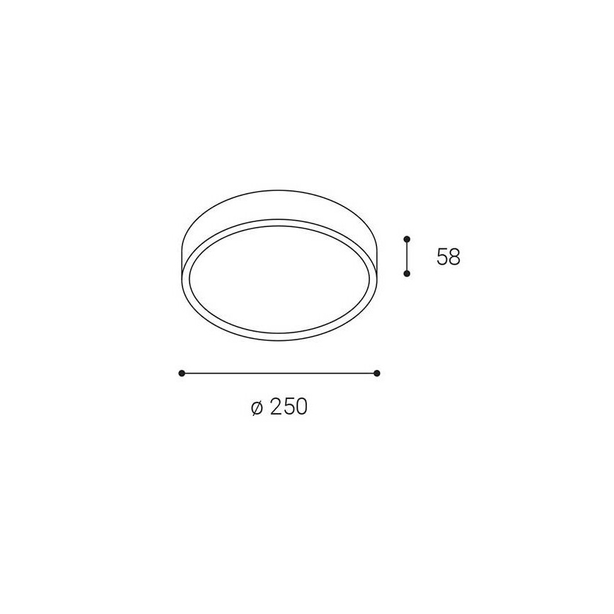 LED2 - LED Väli laevalgusti MIRA LED/18W/230V IP65 must