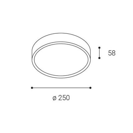 LED2 - LED Väli laevalgusti MIRA LED/18W/230V IP65 valge