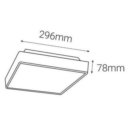 LED2 - LED Välivalgusti anduriga SOLO  LED/16W/230V 3000/4000/6500K IP65