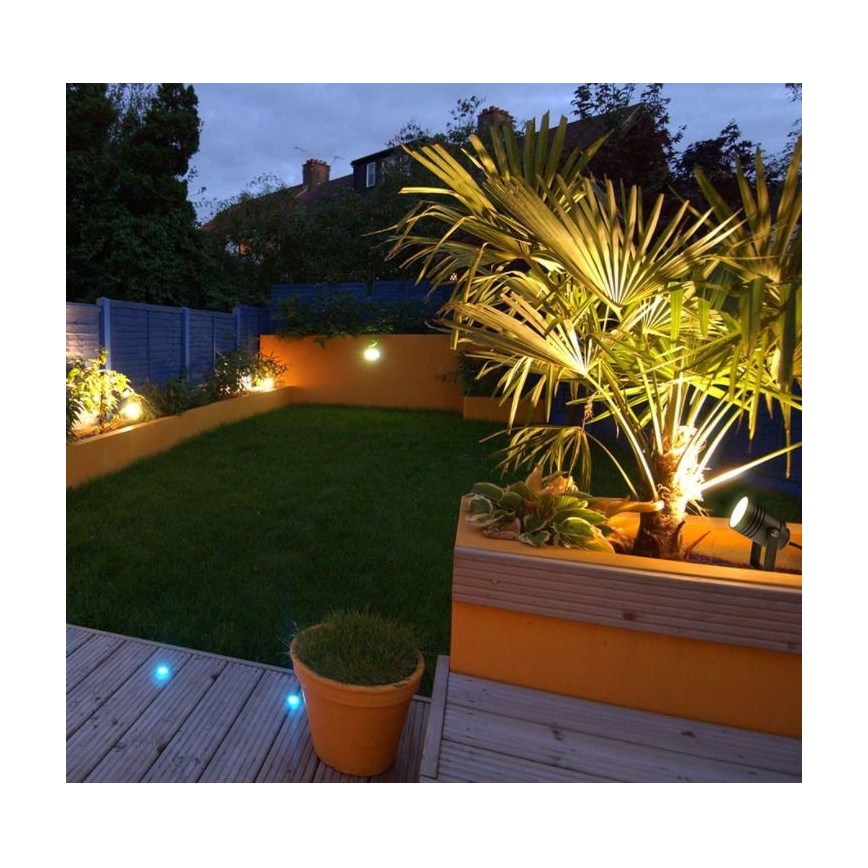 LED2 - Prožektor NAVY 1xGU10/42W/230V antratsiit IP54