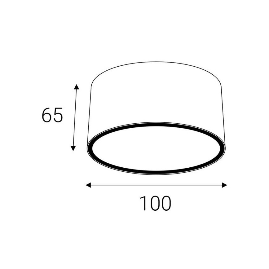 LED2 - Väli kohtvalgusti MEDO 1xGX53/11W/230V valge IP54
