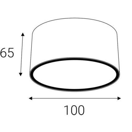 LED2 - Väli kohtvalgusti MEDO GX53/11W/230V antratsiit IP54