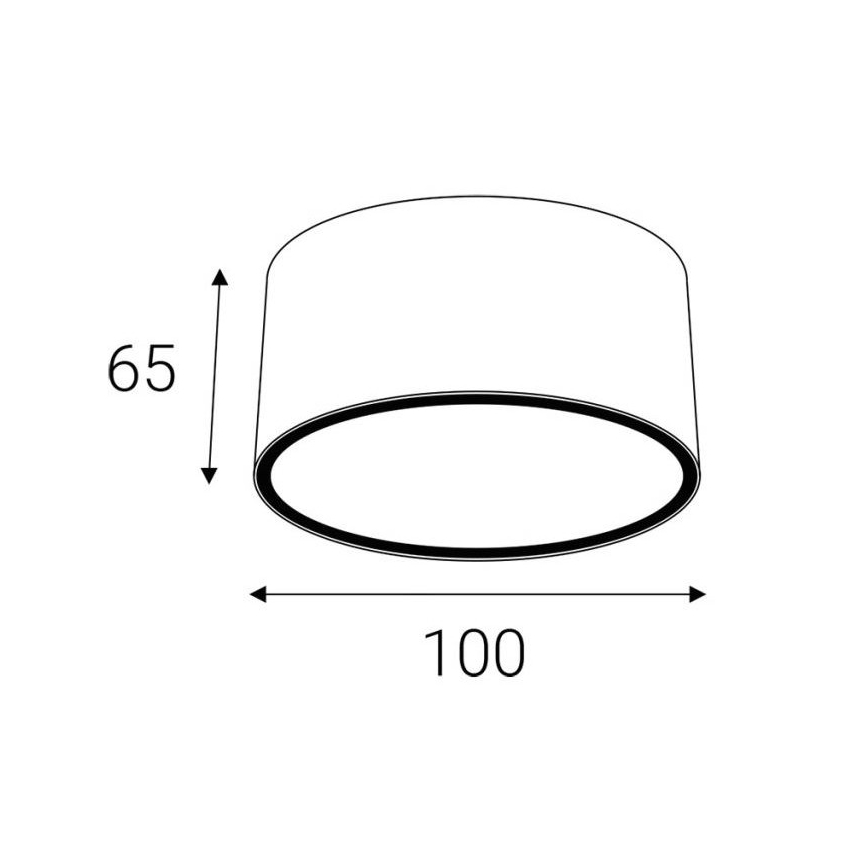LED2 - Väli kohtvalgusti MEDO GX53/11W/230V antratsiit IP54