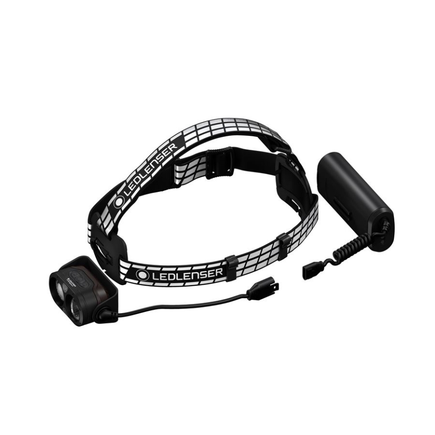 Ledlenser H19R SIGNATURE - LED hämardatav laetav pealamp LED/4800 mAh IP68 4000 lm 20 h must