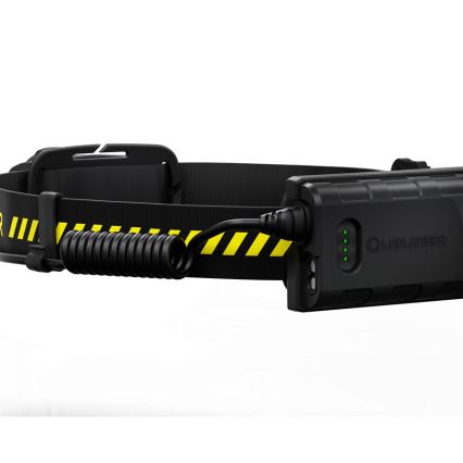 Ledlenser H5R WORK - hämardatav laetav LED-pealamp 1800 mAh, IP67, 500 lm, 45 h, must