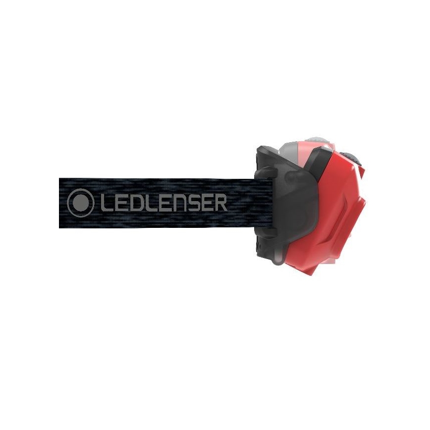 Ledlenser HF4R Core - hämardatav laetav LED-pealamp, 1000 mAh, IP68, 500 lm, 35 h, punane