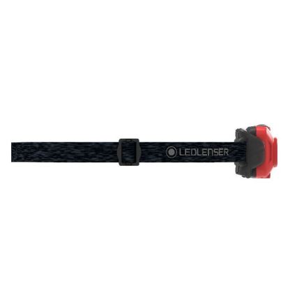 Ledlenser HF4R Core - hämardatav laetav LED-pealamp, 1000 mAh, IP68, 500 lm, 35 h, punane