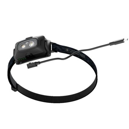Ledlenser HF4R Core - LED-hämardatav laetav pealamp, 1000 mAh aku, IP68, 500 lm, kuni 35 tundi, must