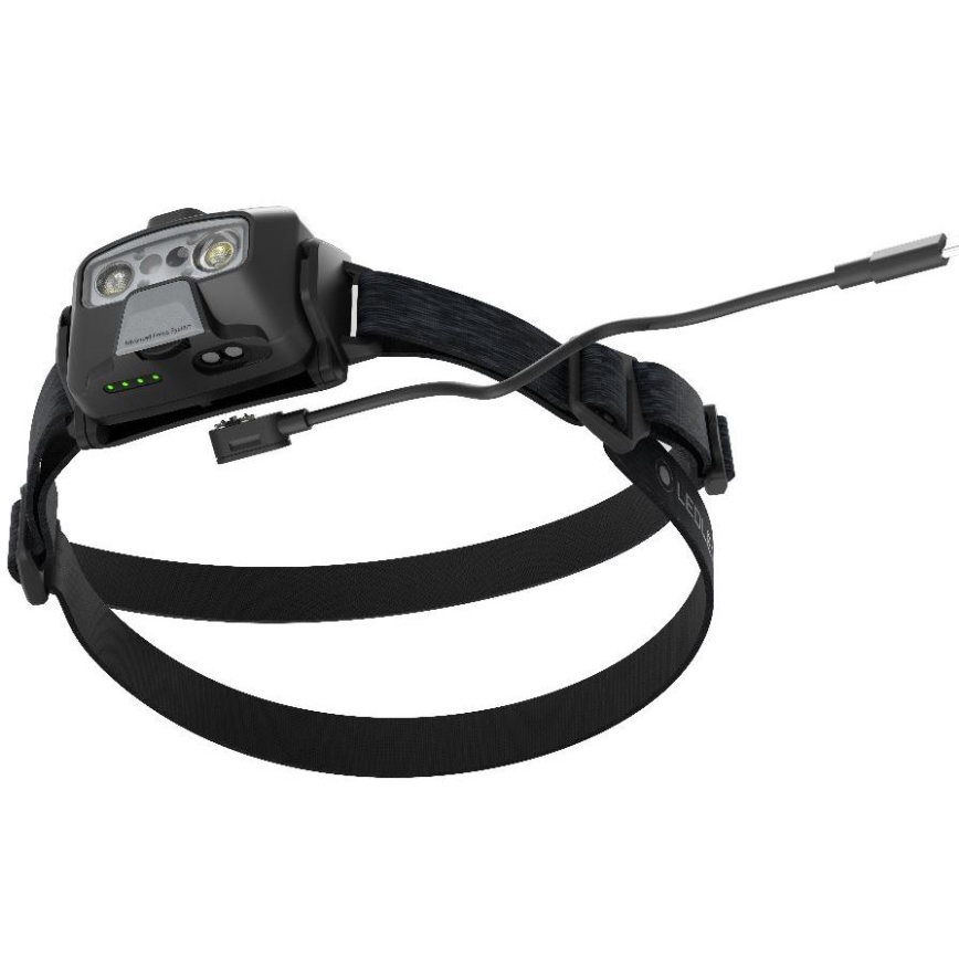 Ledlenser HF6R Core - hämardatav laetav LED-pealamp, 2000 mAh, IP68, 800 lm, 60 h, must