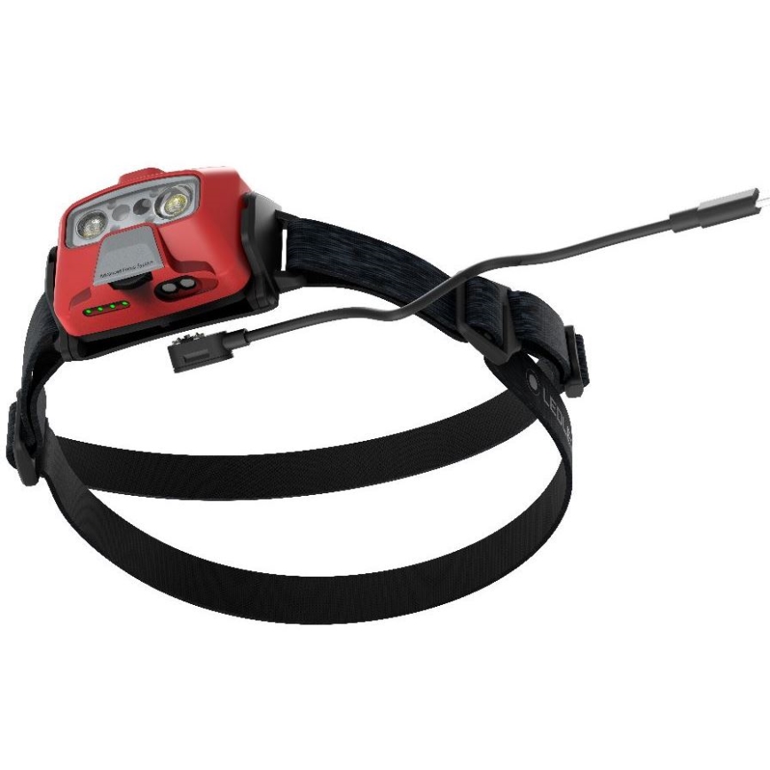 Ledlenser HF6R Core - Hämardatav laetav LED-pealamp LED/2000 mAh IP68 800 lm 60 h punane