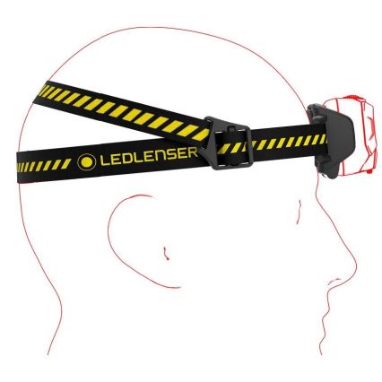 Ledlenser HF6R Work - hämardatav laetav LED-pealamp 2000 mAh IP68 800 lm 60 h must