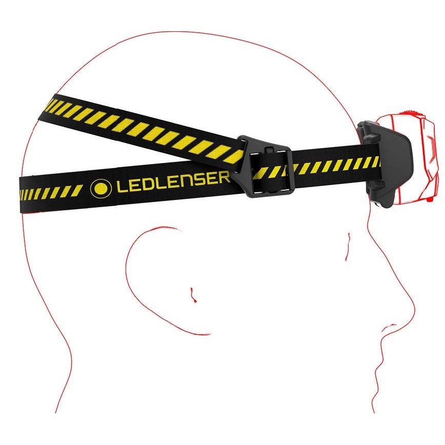 Ledlenser HF6R Work - hämardatav laetav LED-pealamp 2000 mAh IP68 800 lm 60 h must