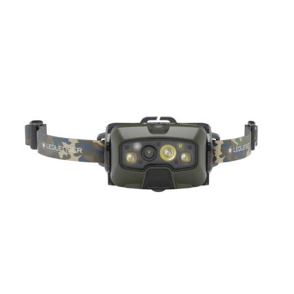 Ledlenser HF8R Core RGB - hämardatav laetav pealamp LED/3700 mAh IP68 1600 lm 90 h roheline