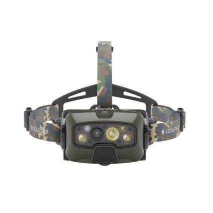 Ledlenser HF8R Core RGB - hämardatav laetav pealamp LED/3700 mAh IP68 1600 lm 90 h roheline