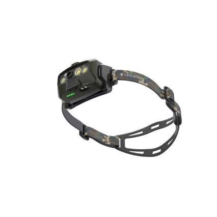 Ledlenser HF8R Core RGB - hämardatav laetav pealamp LED/3700 mAh IP68 1600 lm 90 h roheline