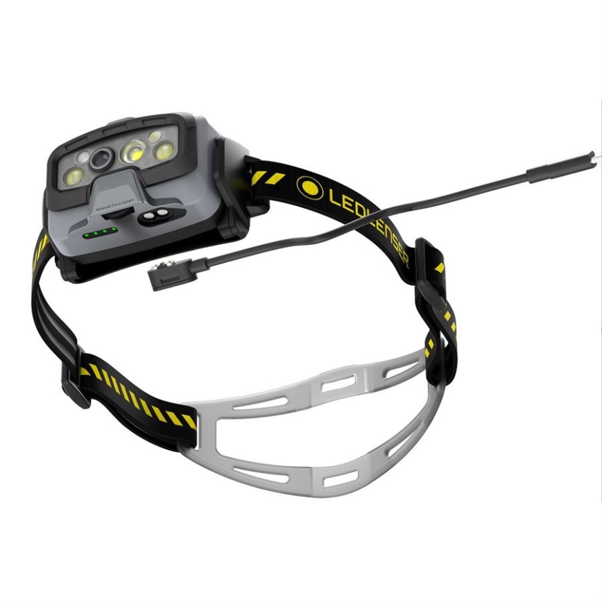 Ledlenser HF8R Work - hämardatav laetav LED-pealamp LED/3700 mAh IP68 1600 lm 90 h must