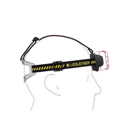 Ledlenser HF8R Work - hämardatav laetav LED-pealamp LED/3700 mAh IP68 1600 lm 90 h must