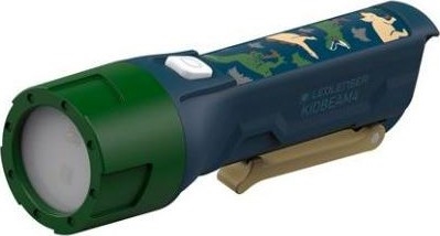 Ledlenser KIDBEAM4 DINO - LED hämardatav laste taskulamp LED/2xAAA IP44 roheline