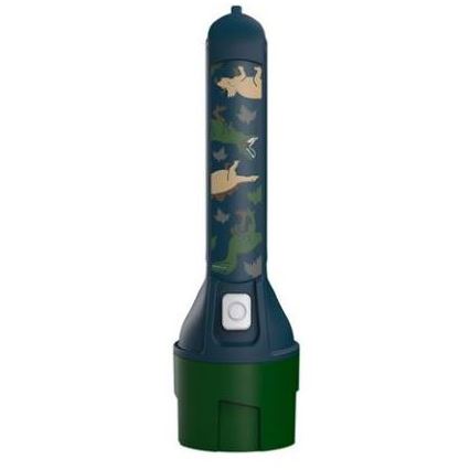 Ledlenser KIDBEAM4 DINO - LED hämardatav laste taskulamp LED/2xAAA IP44 roheline