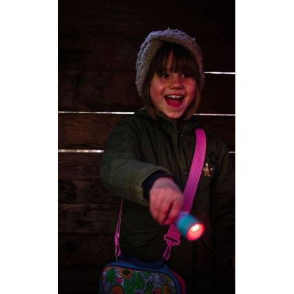 Ledlenser KIDBEAM4 RAINBOW - LED-hämardatav laste taskulamp LED/2xAAA IP44 lilla