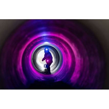 Ledlenser KIDBEAM4 RAINBOW - LED-hämardatav laste taskulamp LED/2xAAA IP44 lilla