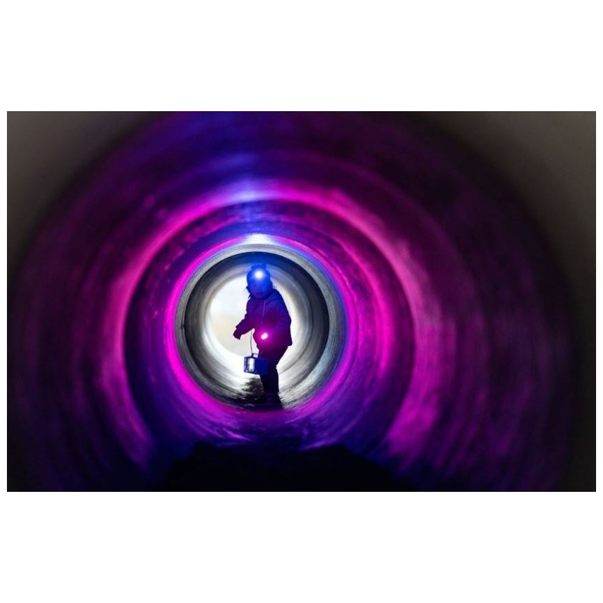 Ledlenser KIDBEAM4 RAINBOW - LED-hämardatav laste taskulamp LED/2xAAA IP44 lilla