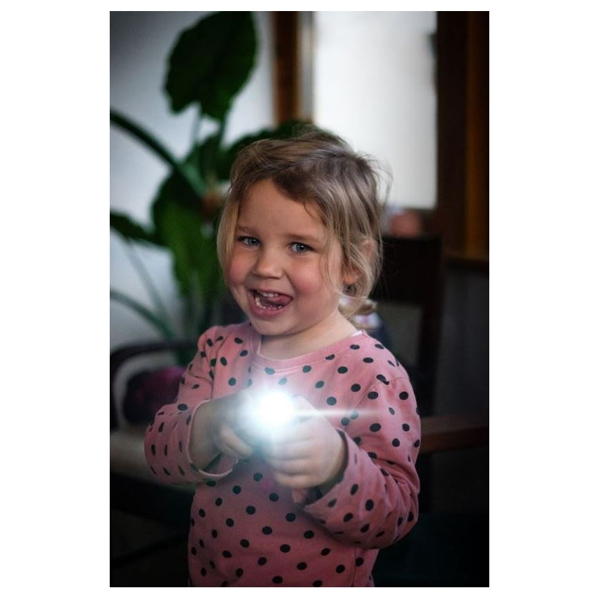 Ledlenser KIDBEAM4 RAINBOW - LED-hämardatav laste taskulamp LED/2xAAA IP44 lilla