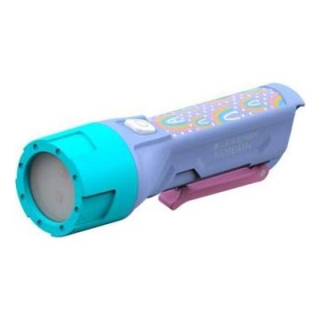 Ledlenser KIDBEAM4 RAINBOW - LED-hämardatav laste taskulamp LED/2xAAA IP44 lilla