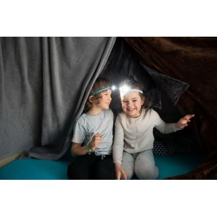 Ledlenser KIDLED2 DINO - Hämardatav laste pealamp LED/1xAAA IPX4 40 lm 20 h roheline