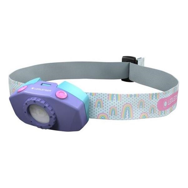 Ledlenser KIDLED2 RAINBOW - hämardatav laste otsmikulamp LED/1xAAA IPX4 40 lm 20h lilla