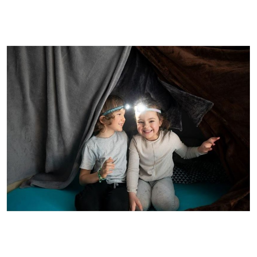 Ledlenser KIDLED2 RAINBOW - hämardatav laste otsmikulamp LED/1xAAA IPX4 40 lm 20h lilla