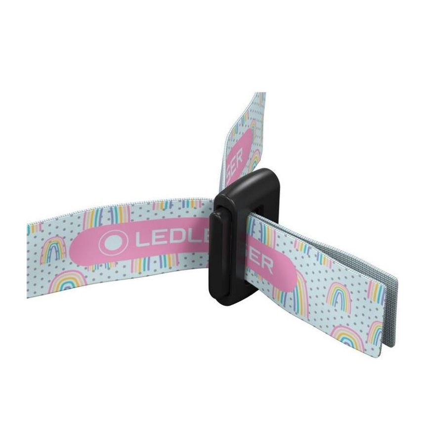 Ledlenser KIDLED2 RAINBOW - hämardatav laste otsmikulamp LED/1xAAA IPX4 40 lm 20h lilla