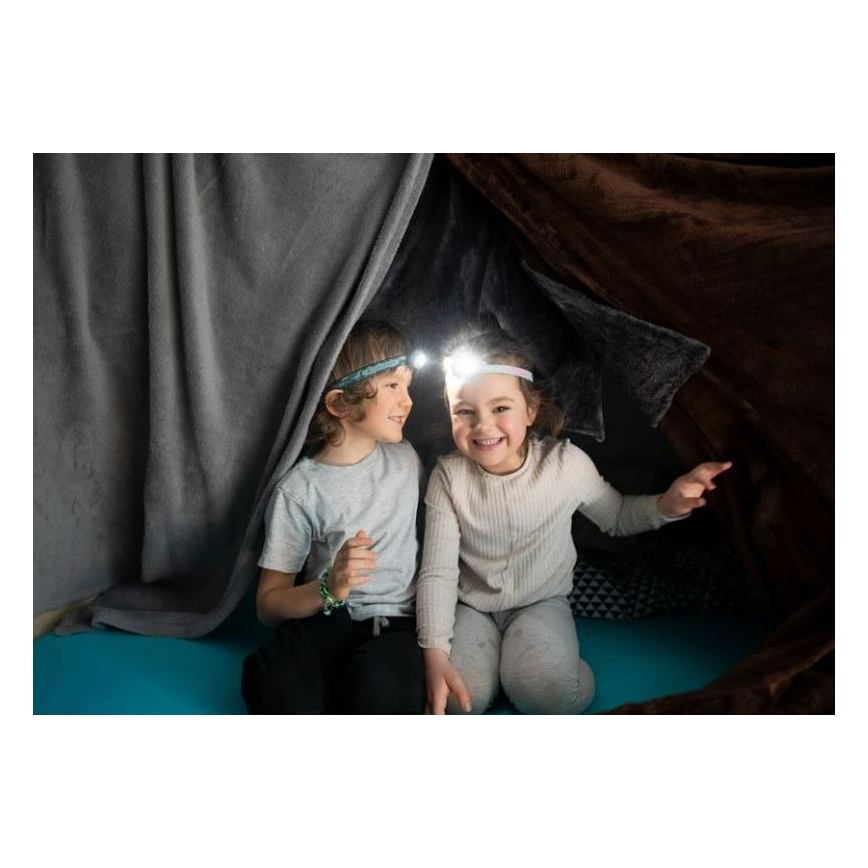 Ledlenser KIDLED4R RAINBOW - LED hämardatav laetav pealamp lastele LED/280 mAh IPX4 40lm 18 h lilla