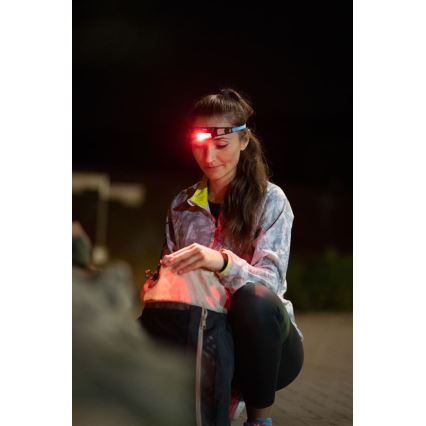 Ledlenser NEO1R - hämardatav laetav otsmikulamp LED/730 mAh IP67 250 lm 15 h sinine