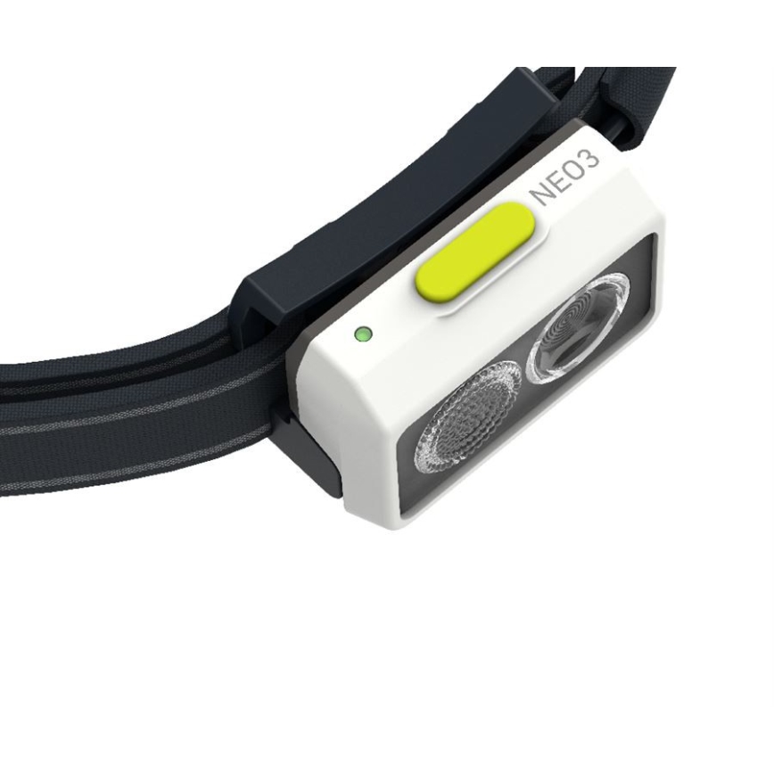 Ledlenser NEO3 - hämardatav LED-pealamp, LED/3xAAA, IP54, 400 lm, 20 h, must/valge