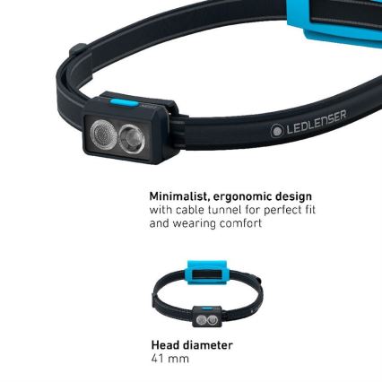 Ledlenser NEO3 - LED-hämardatav pealamp LED/3xAAA IP54 400 lm 20 h sinine