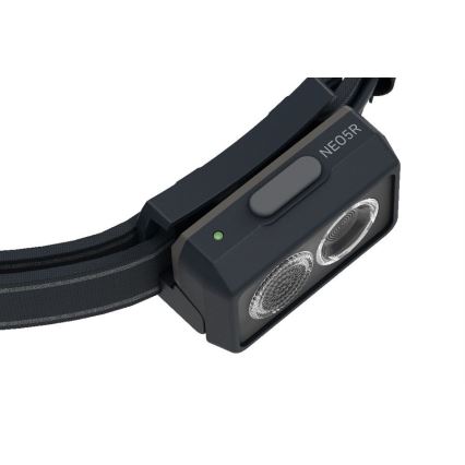 Ledlenser NEO5R - hämardatav laetav pealamp LED/1800mAh IP54 600 lm 35 h must