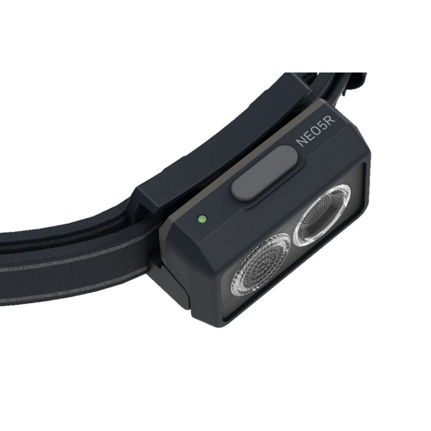 Ledlenser NEO5R - hämardatav laetav pealamp LED/1800mAh IP54 600 lm 35 h must