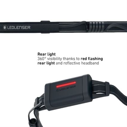 Ledlenser NEO5R - hämardatav laetav pealamp LED/1800mAh IP54 600 lm 35 h must