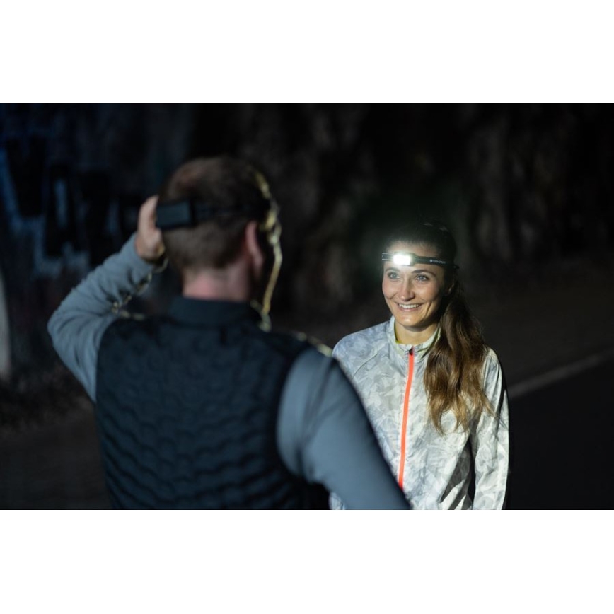 Ledlenser NEO5R - Hämardatav laetav LED-pealamp LED/1800 mAh IP54 600 lm 35 h must/valge